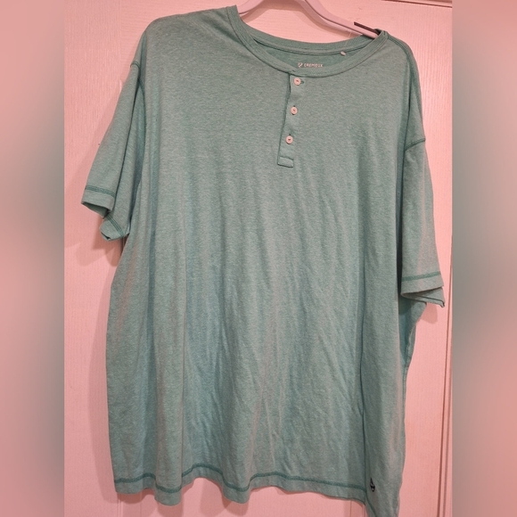 NWOT Mens XXL Cremieux‎ Henley Shirt - Picture 1 of 2